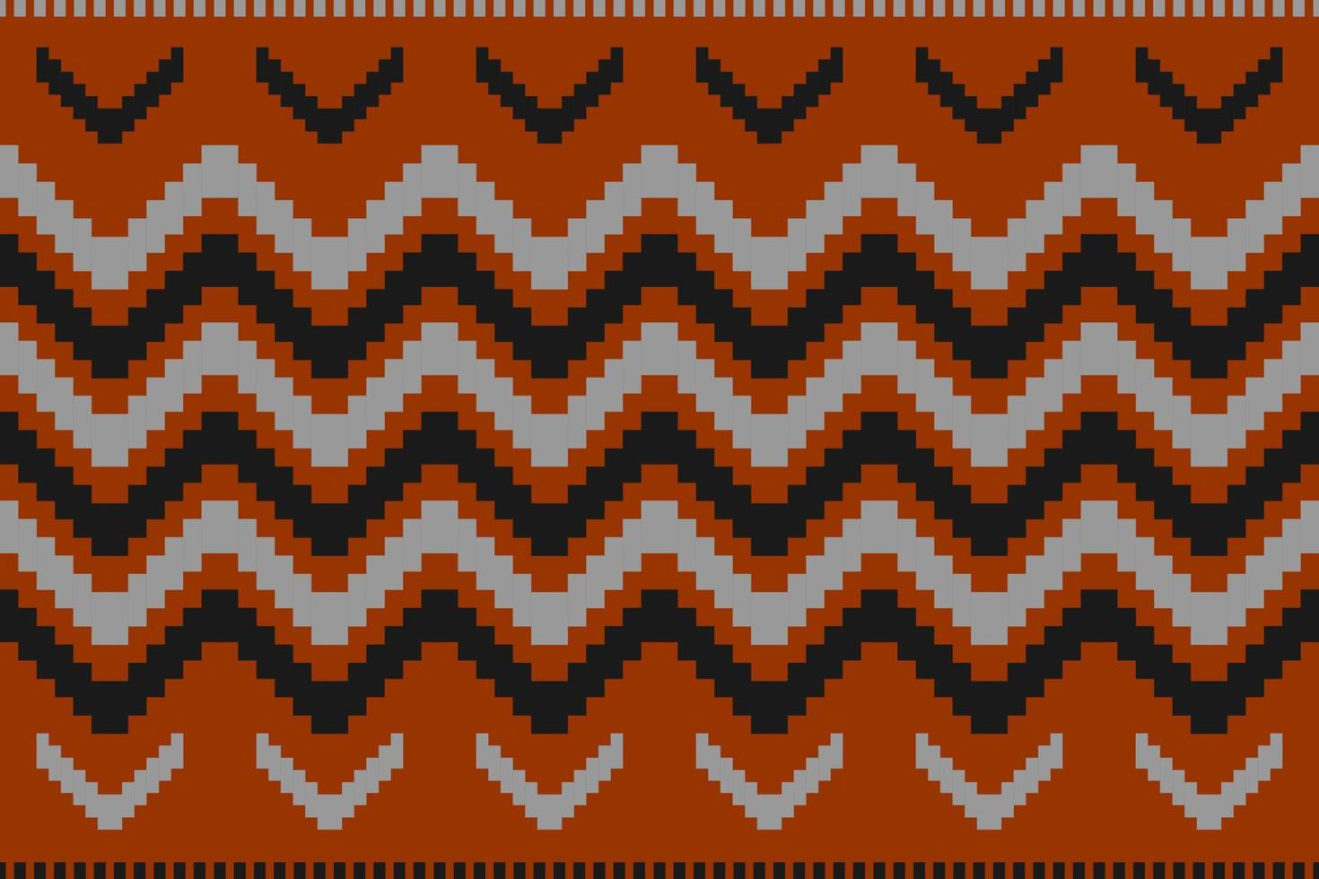 géométrique ethnique sans couture modèle traditionnel. Américain, mexicain style. Orange en tissu ethnique modèle art. vecteur