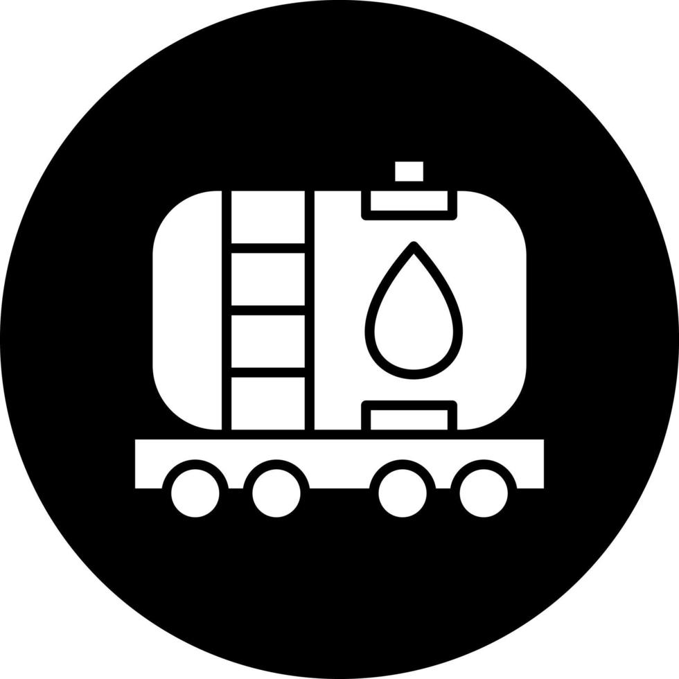pétrole réservoir vecteur icône style