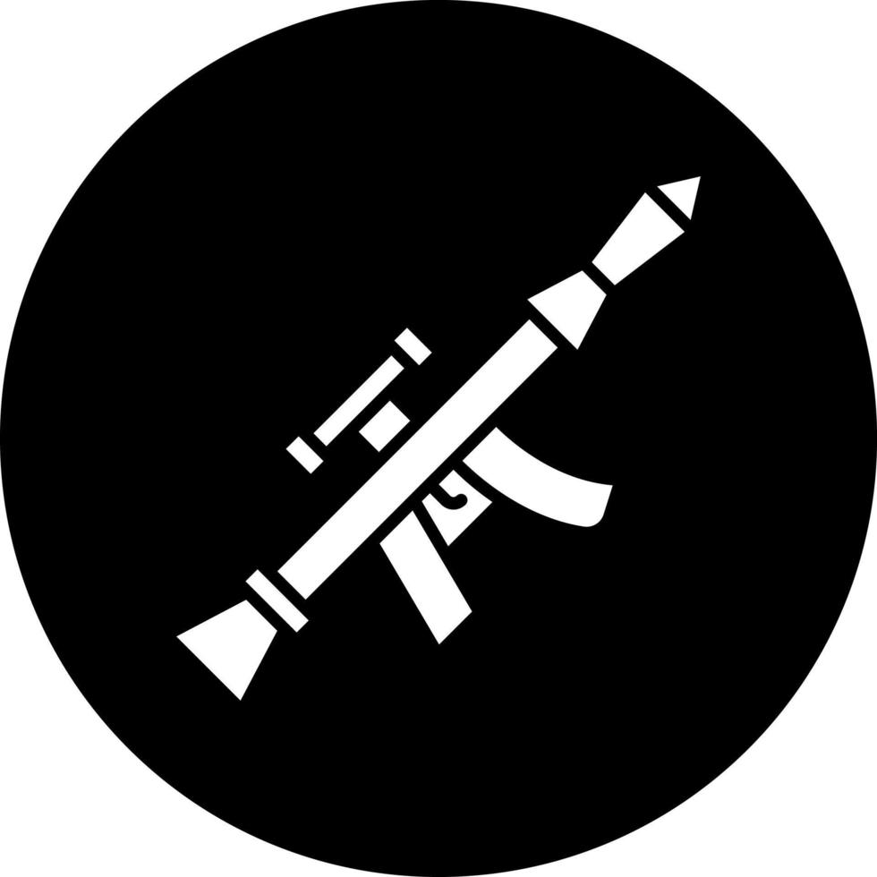 bazooka vecteur icône style