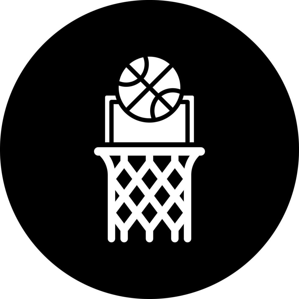 basketball vecteur icône style