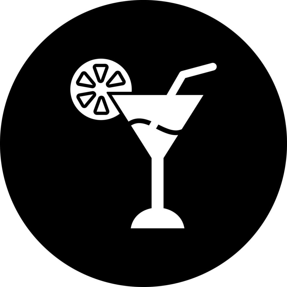 cocktail vecteur icône style