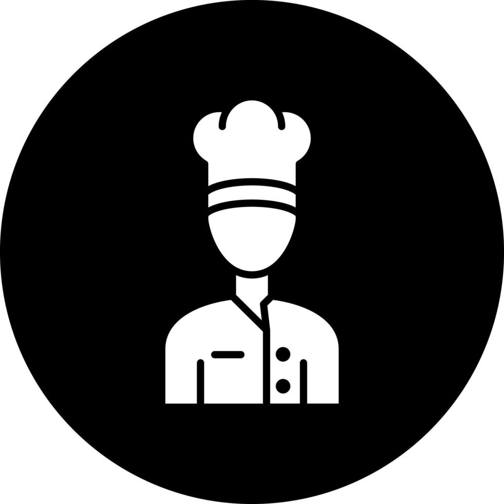 chef vecteur icône style