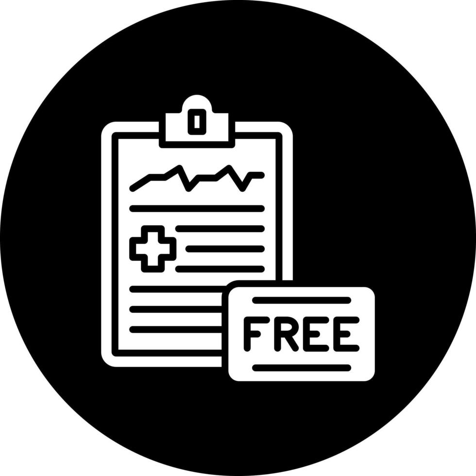 gratuit médical vérification vecteur icône style