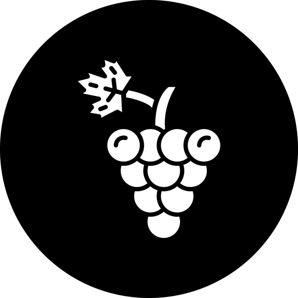 les raisins vecteur icône style