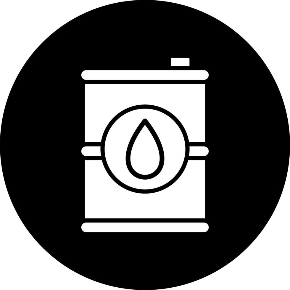 pétrole baril vecteur icône style