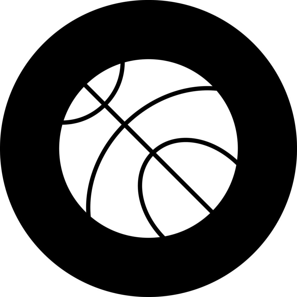 basketball vecteur icône style