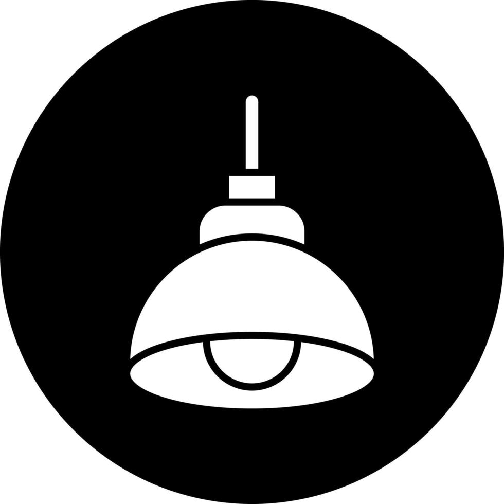 pendentif lumière vecteur icône style