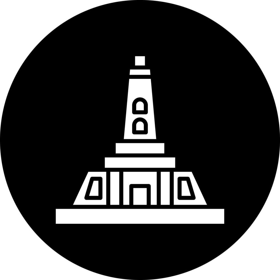 Nouvelle-Zélande monument vecteur icône style