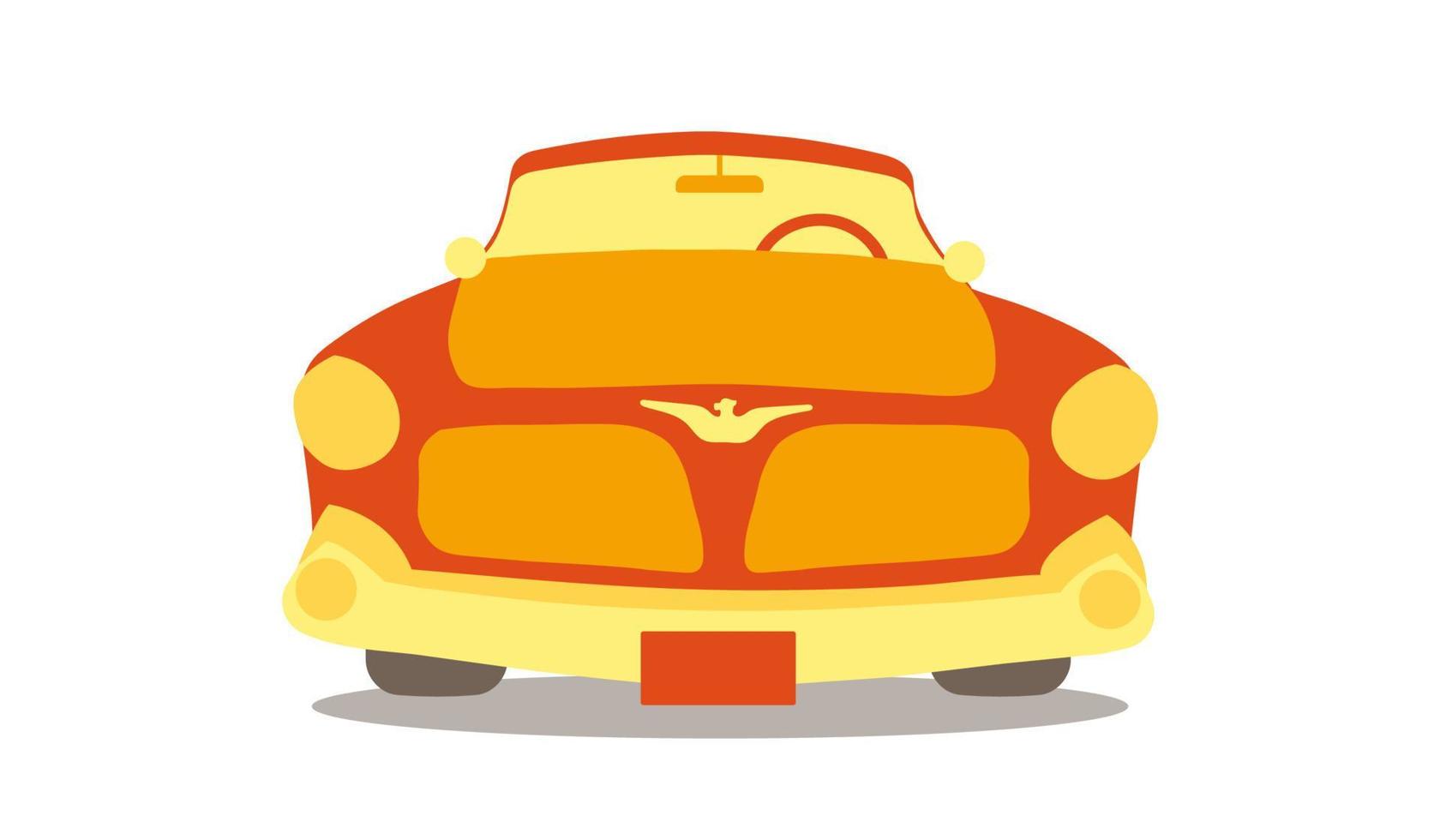 rétro voiture icône. dessin animé illustration de rétro voiture vecteur icône pour la toile conception