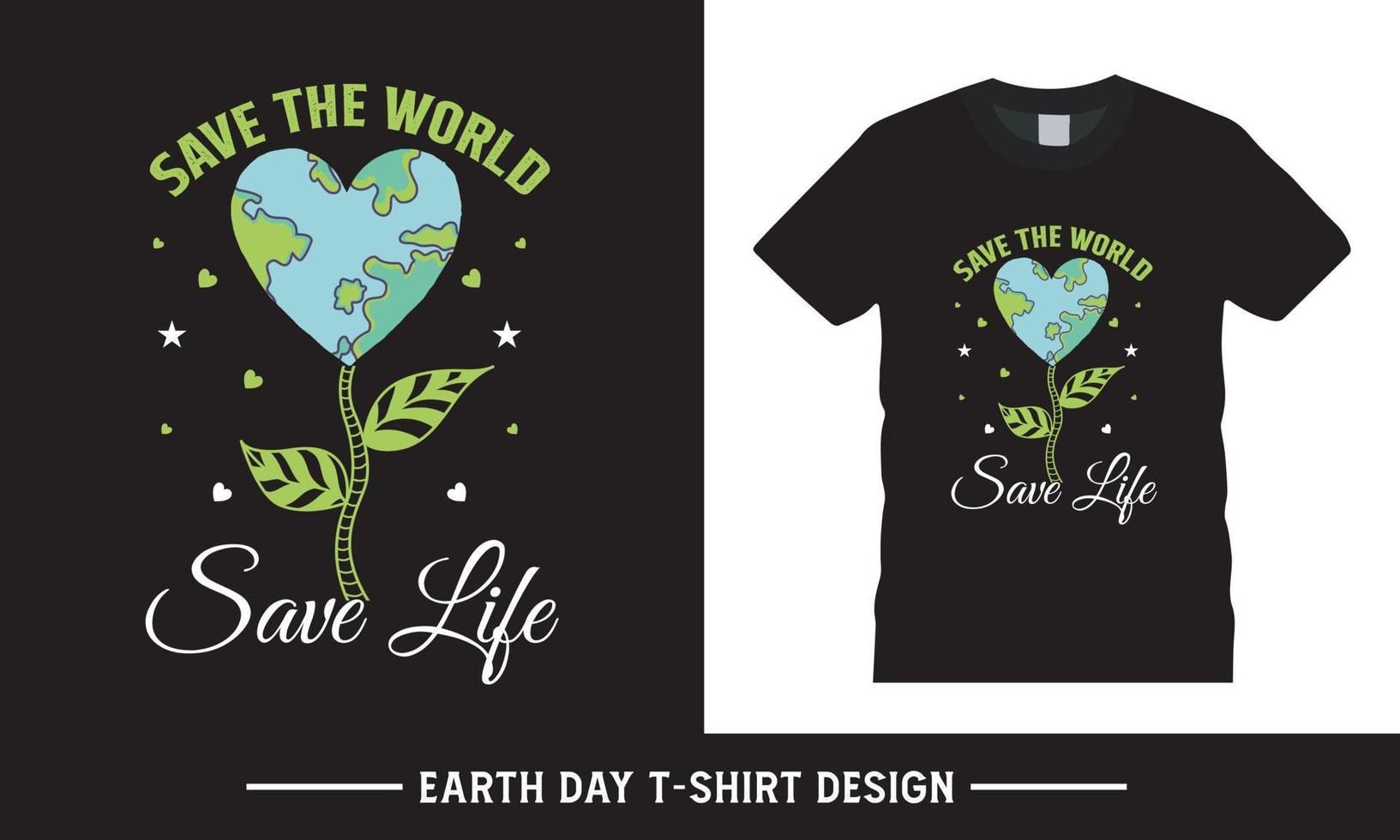 content Terre journée typographie vecteur T-shirt graphique, Terre journée citation T-shirt conception modèle