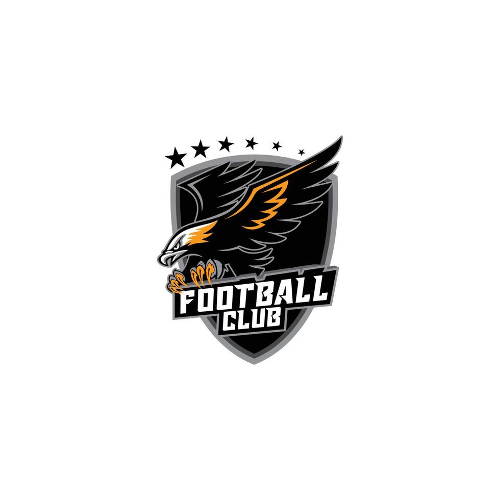 Aigle logo Football modèle conception gratuit vecteur