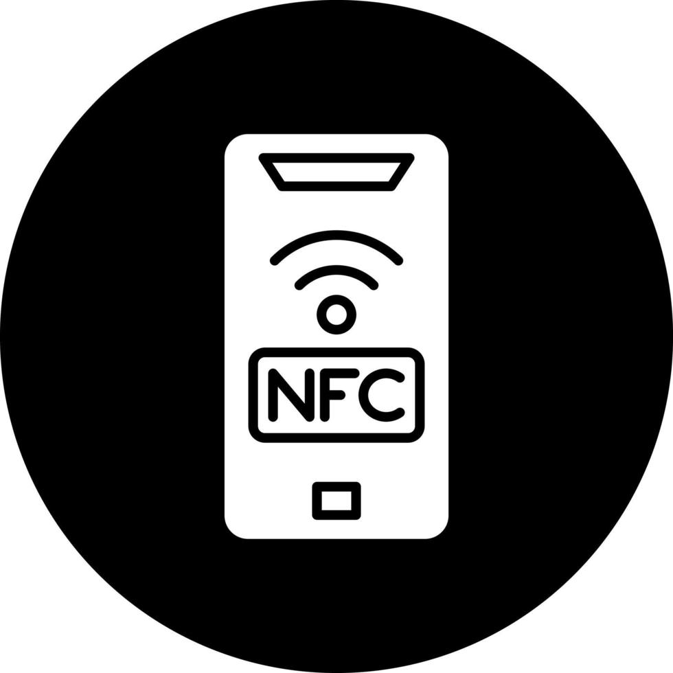 nfc vecteur icône style