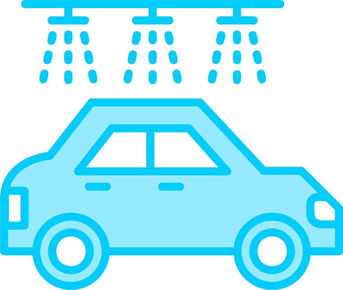 icône de vecteur de lavage de voiture