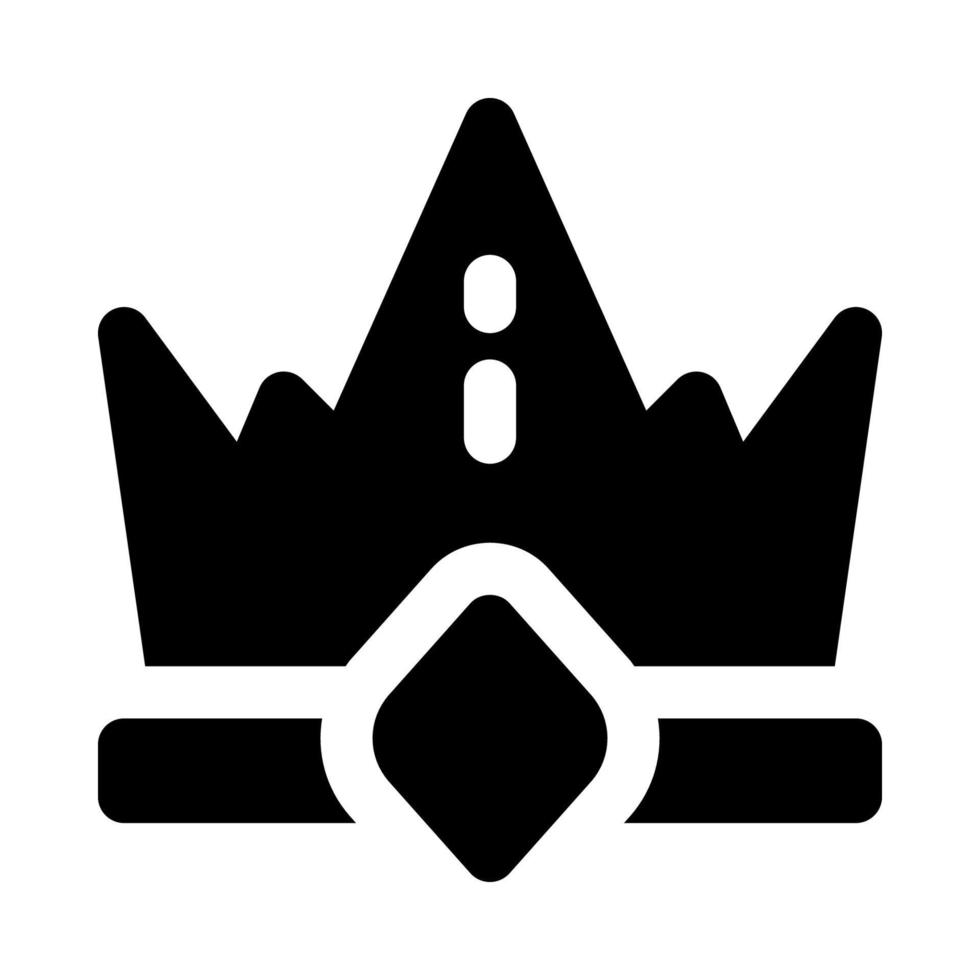 icône de couronne pour votre site Web, mobile, présentation et conception de logo. vecteur