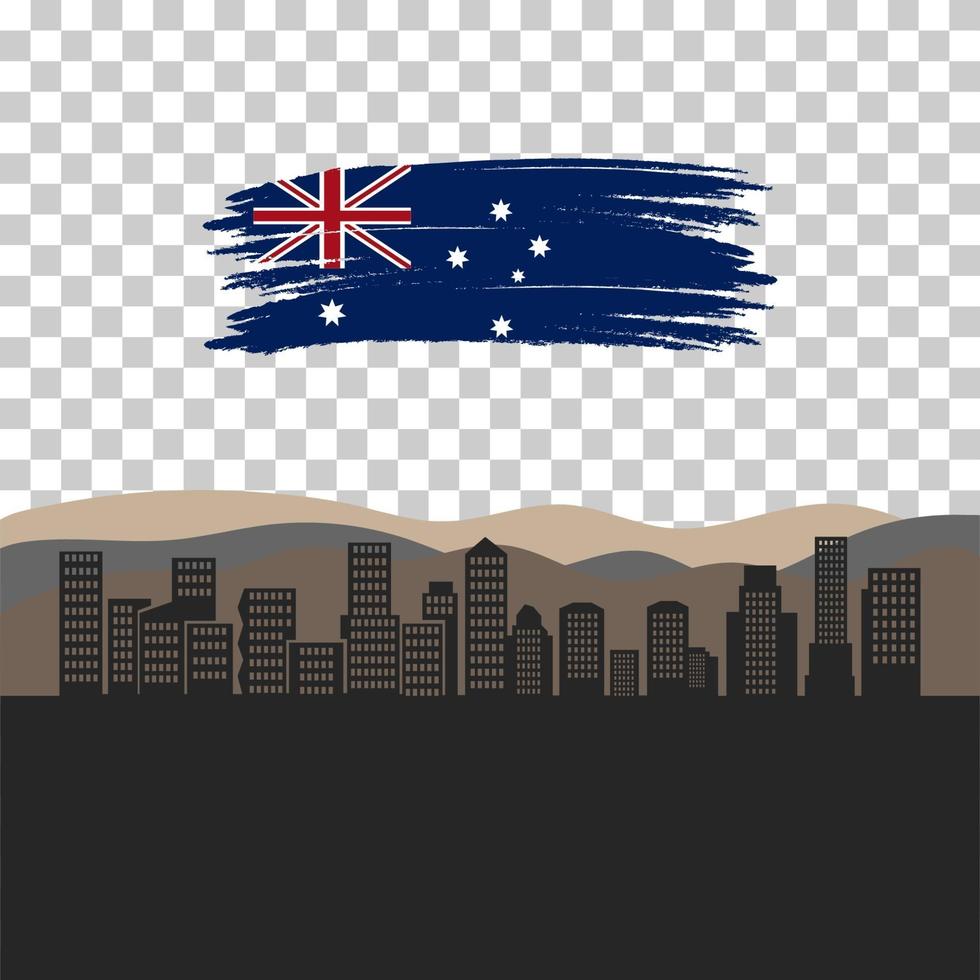 bonne journée australie 26 janvier concept de design. jour de l'indépendance. illustration vectorielle vecteur