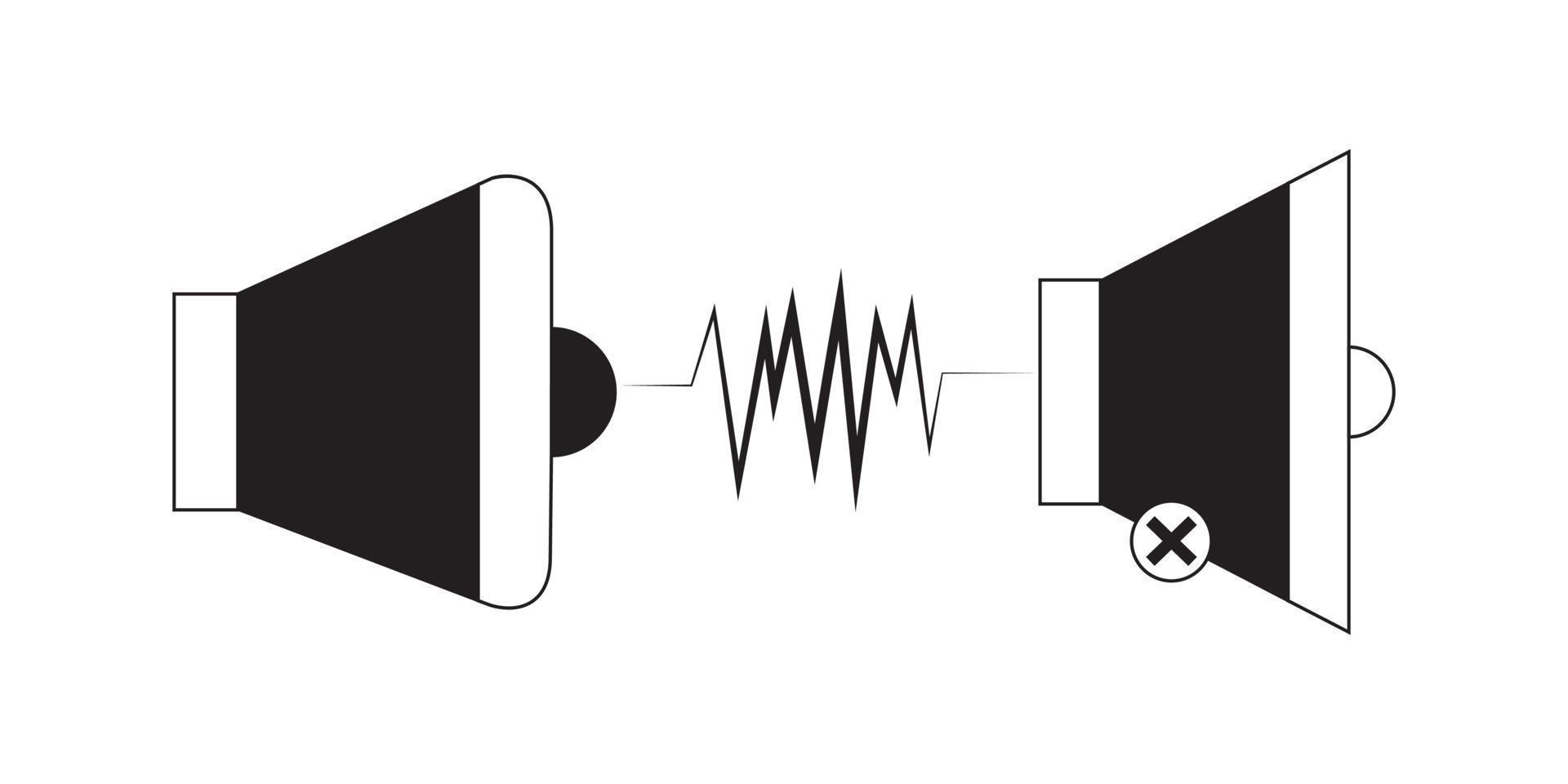 abstrait vecteur du son icône conception modèle