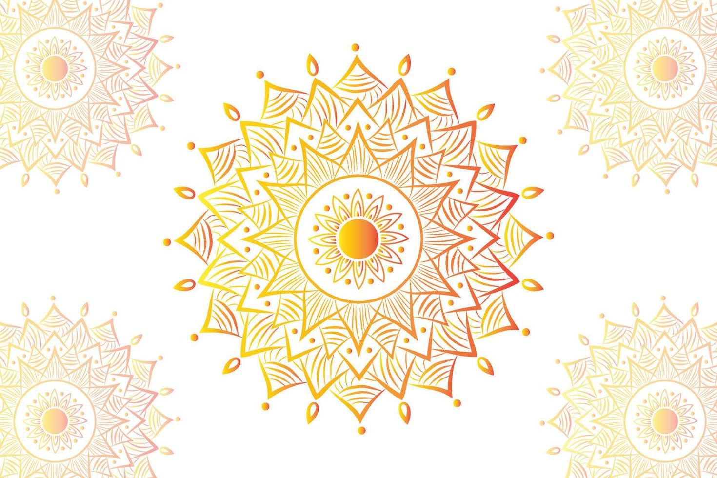 Facile mandala gradient page. ornement rond mandala. géométrique cercle élément. kaléidoscope, médaillon, yoga, Inde, arabe. abstrait conception modèle vecteur