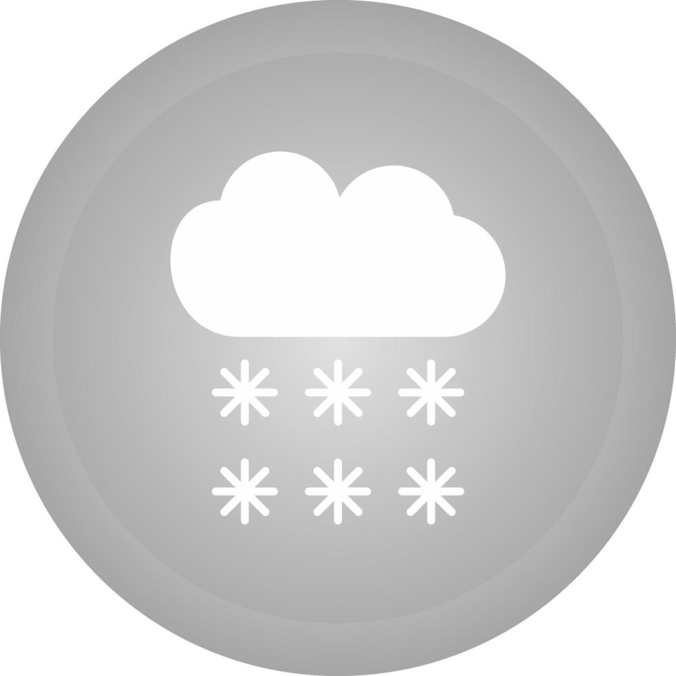 icône de vecteur de neige