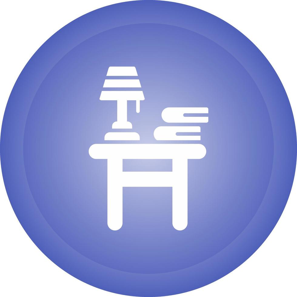 icône de vecteur de table de chevet