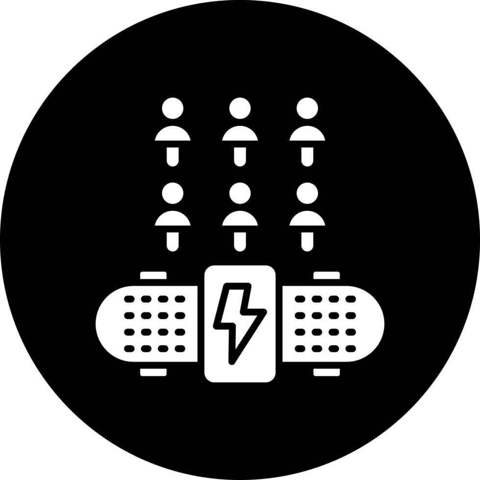 électrique planche à roulette sha vecteur icône style