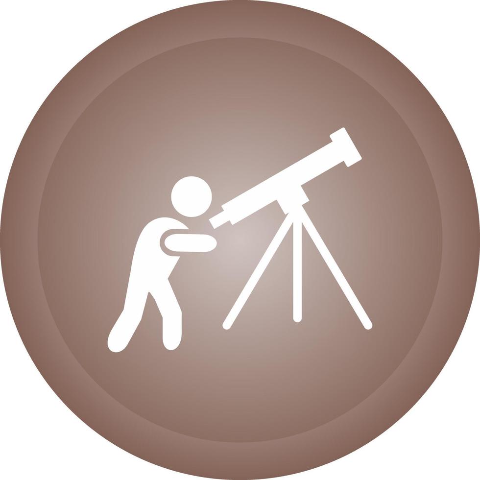 réglage de l'icône de vecteur de télescope