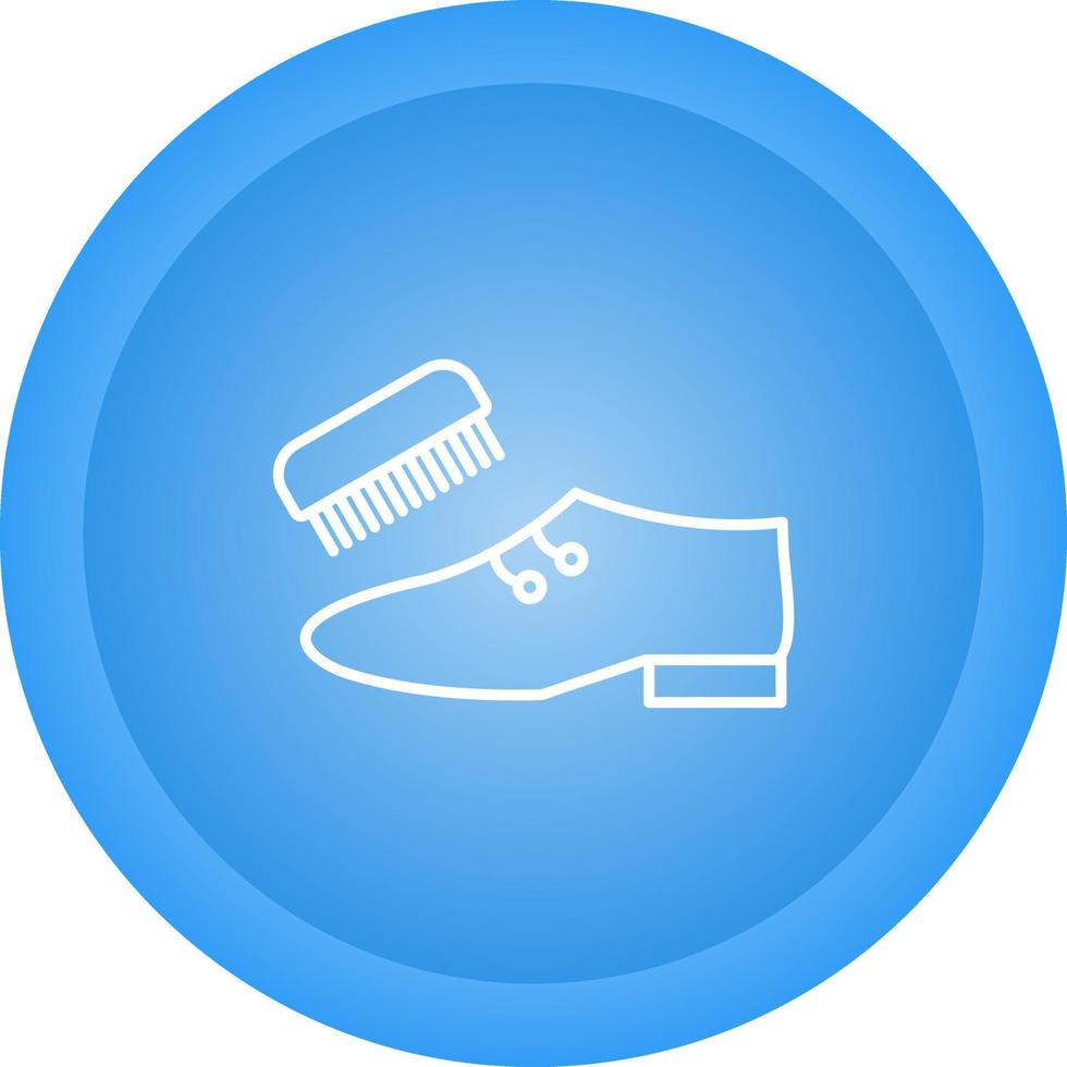 icône de vecteur de cirage de chaussures