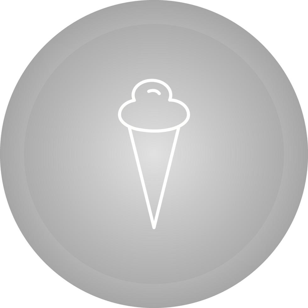 icône de vecteur de cône de glace