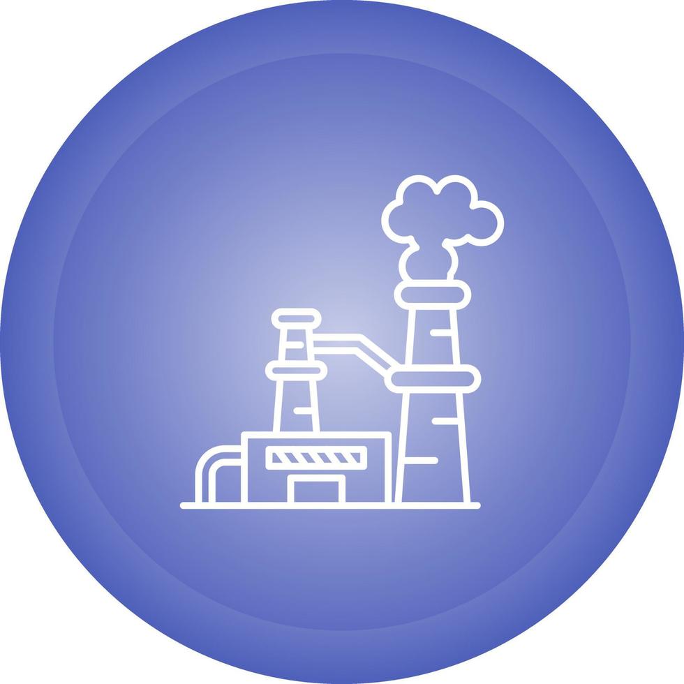 icône de vecteur de centrale nucléaire