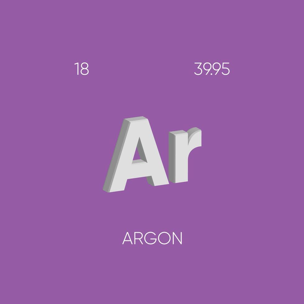 un de le périodique table élément avec Nom et atomique nombre vecteur