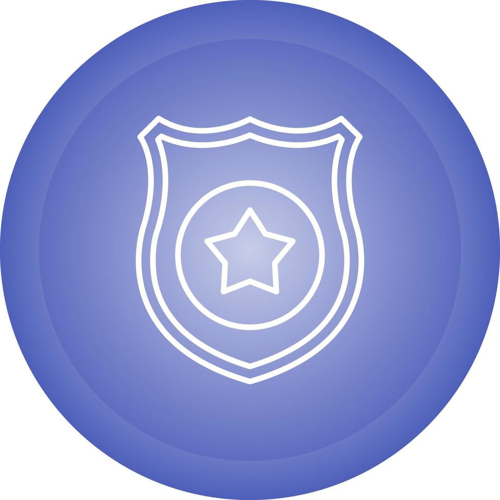 icône de vecteur de bouclier de police
