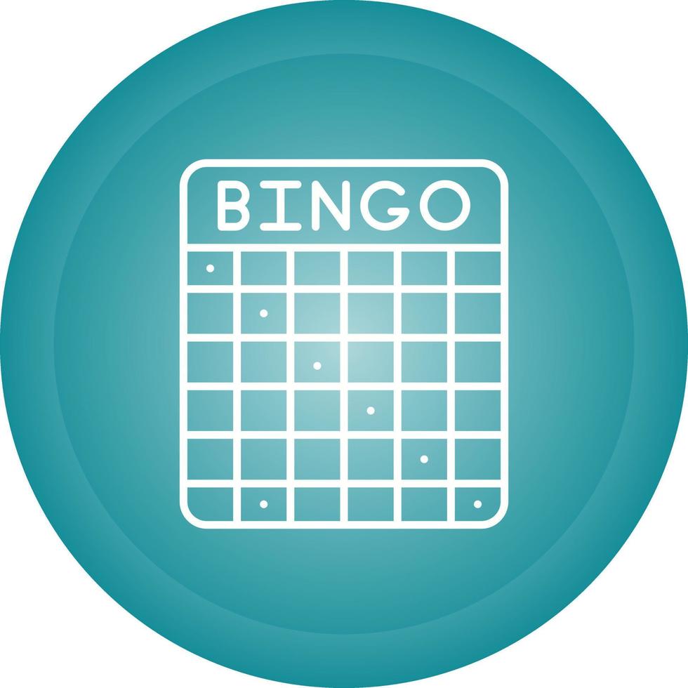 icône de vecteur de bingo