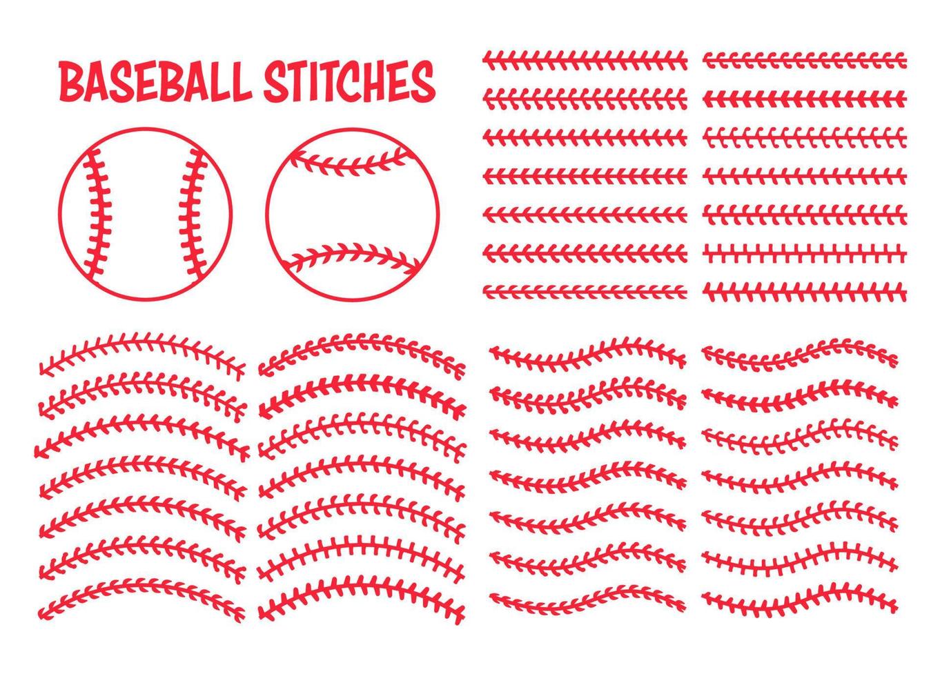 rouge base-ball point populaire Extérieur sportif événements vecteur