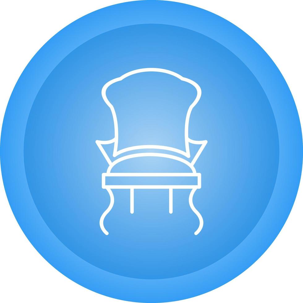 icône de vecteur de chaise confortable
