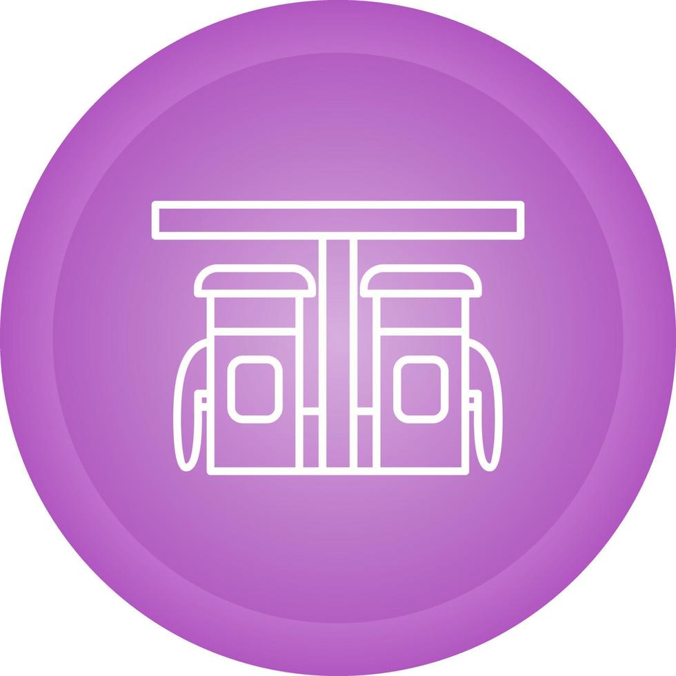 icône de vecteur de station-service