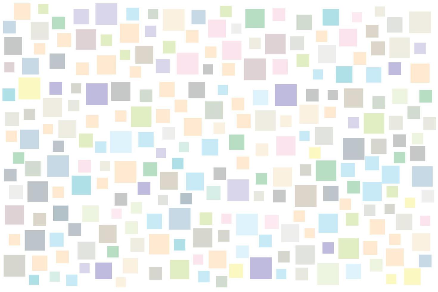prime Contexte de multicolore carrés pastel Couleur vecteur