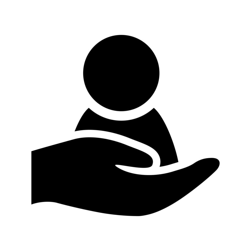 client se soucier vecteur icône. la gestion soutien et Aidez-moi client illustration symbole. patient assistance signe ou logo.