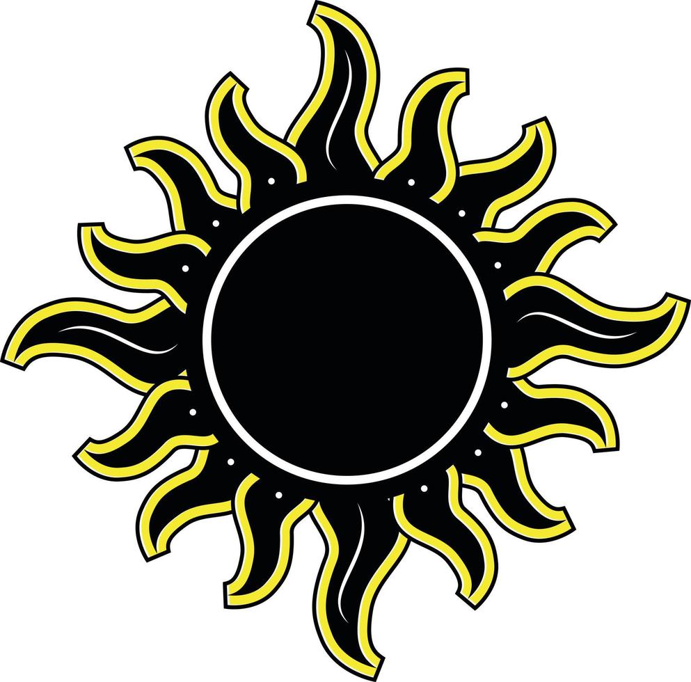 vecteur graphique de le Soleil symbole