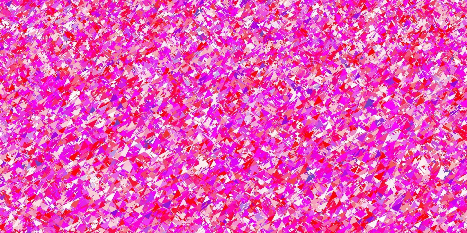 texture vecteur violet clair, rose avec un style triangulaire.