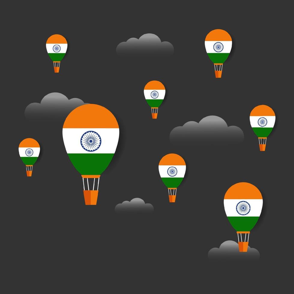 illustration de la bonne fête de la république indienne vecteur