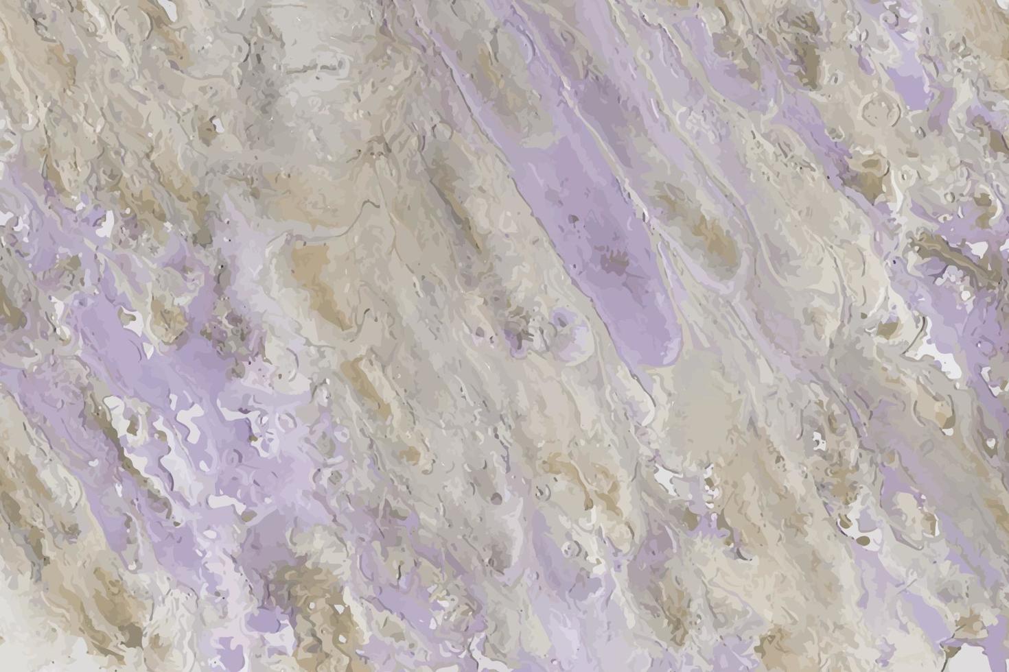 huile liquide acrylique abstraite violet, violet et beige peint fond vecteur