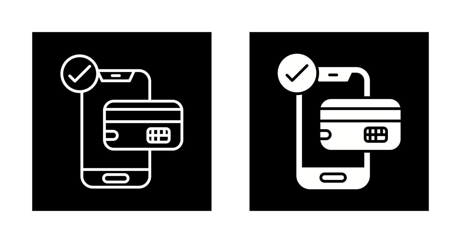 icône de vecteur de paiement en ligne