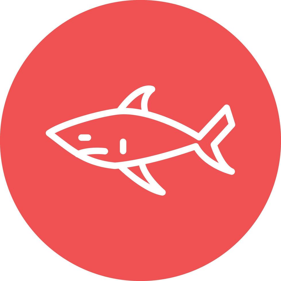 conception d'icône de vecteur de requin