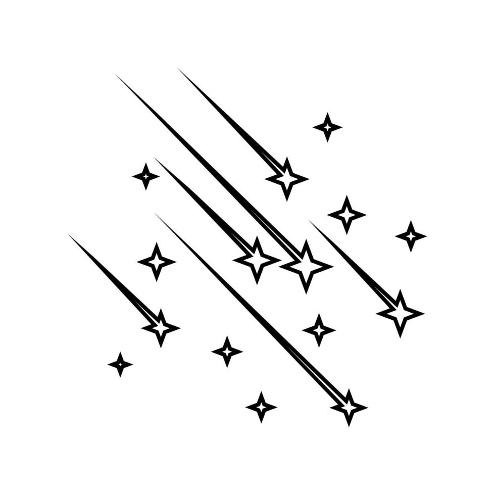 étoile icône vecteur. scintillait illustration signe. éclat symbole. espace logo. vecteur