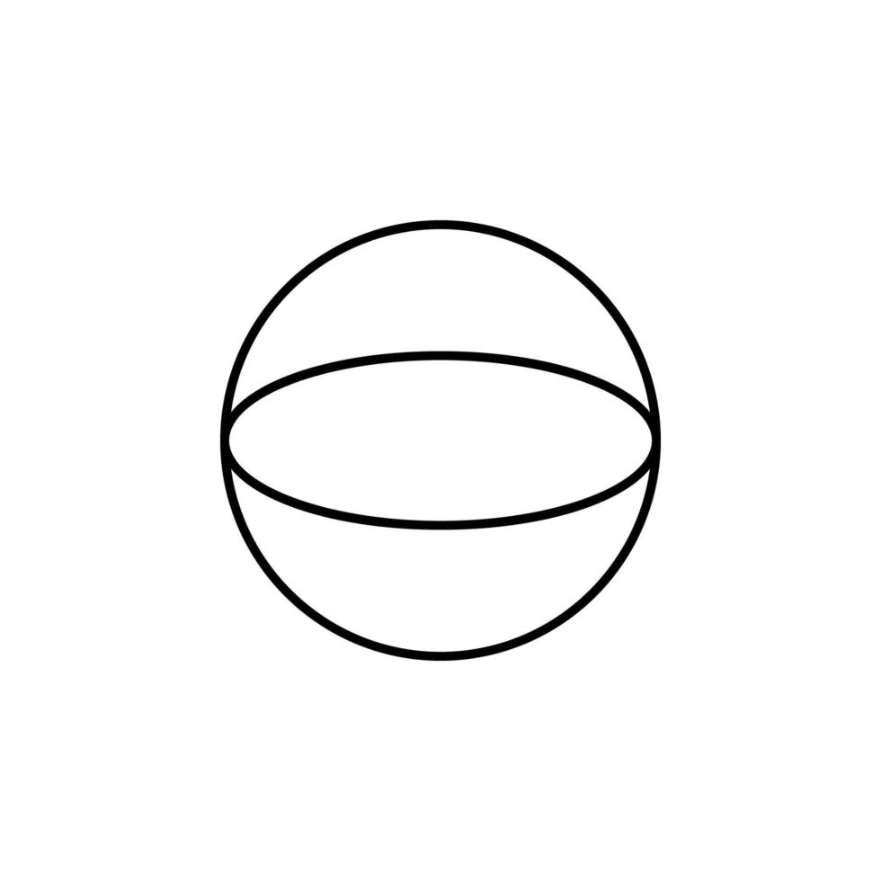 3d cercle vecteur icône