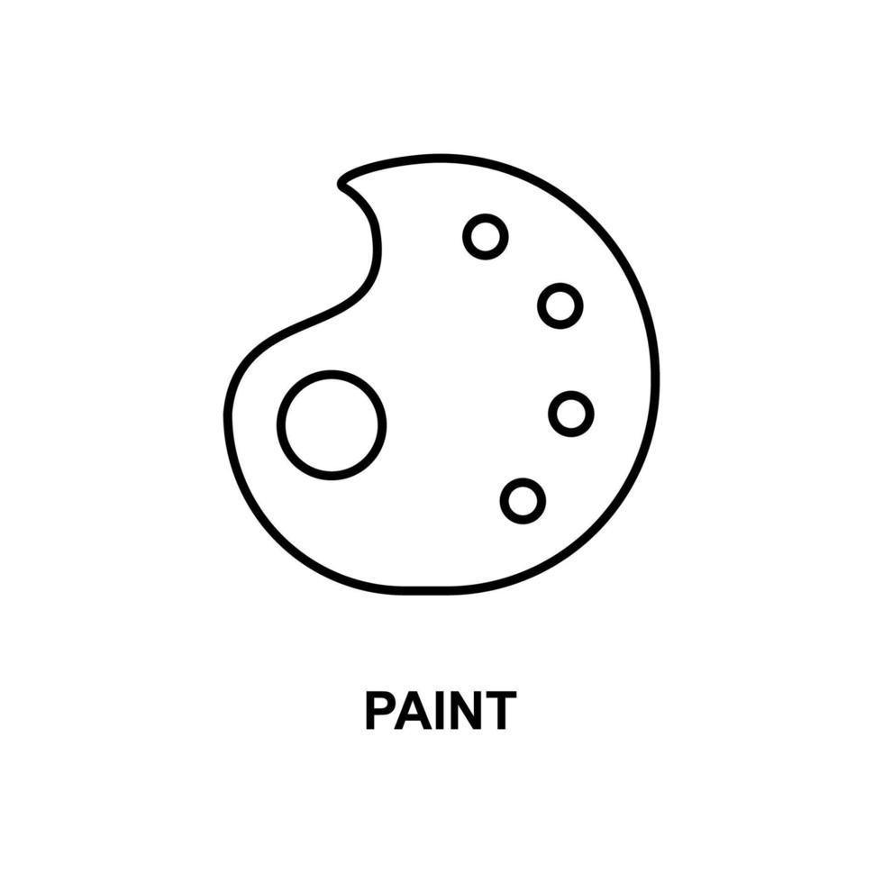 icône de vecteur de peinture