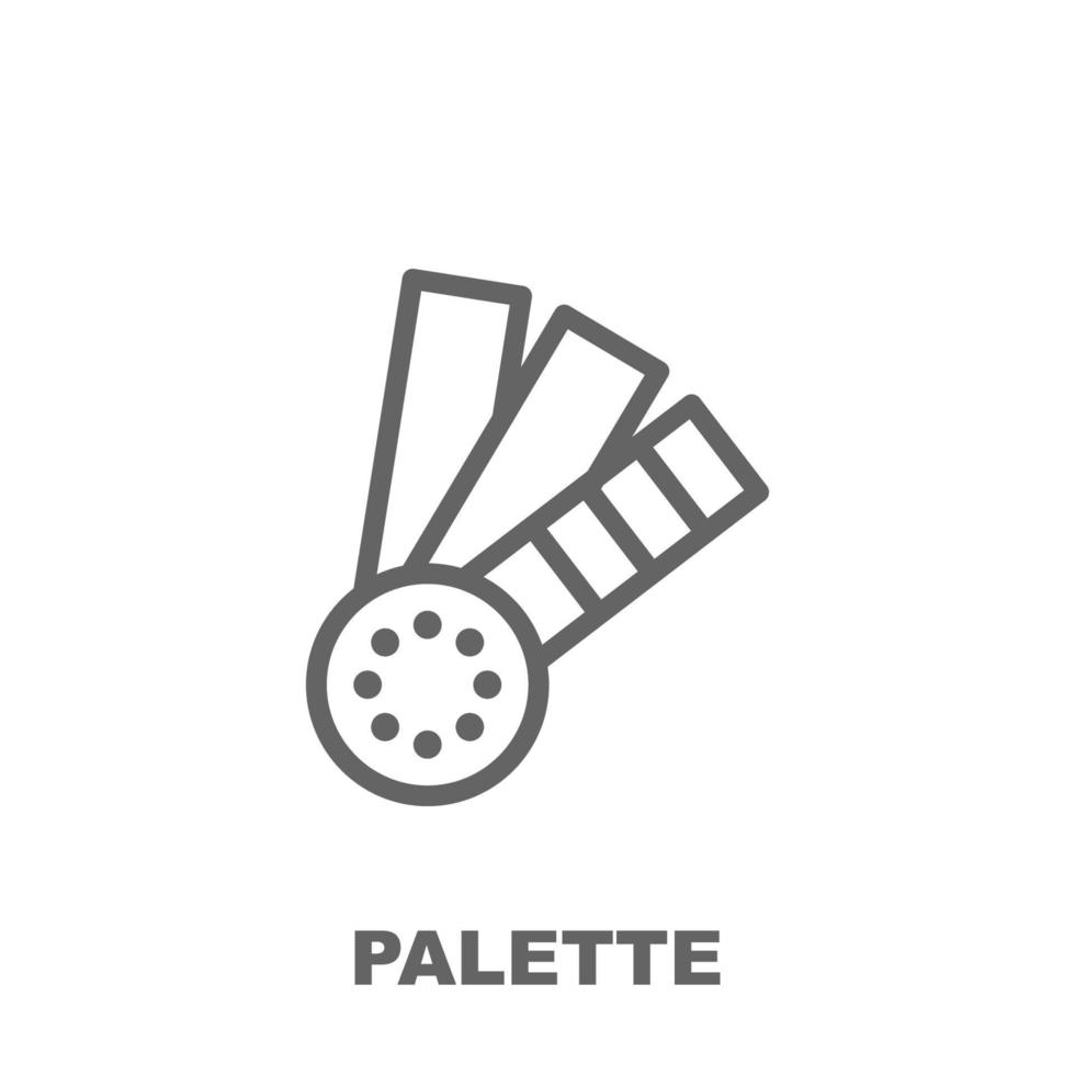 icône de vecteur de palette