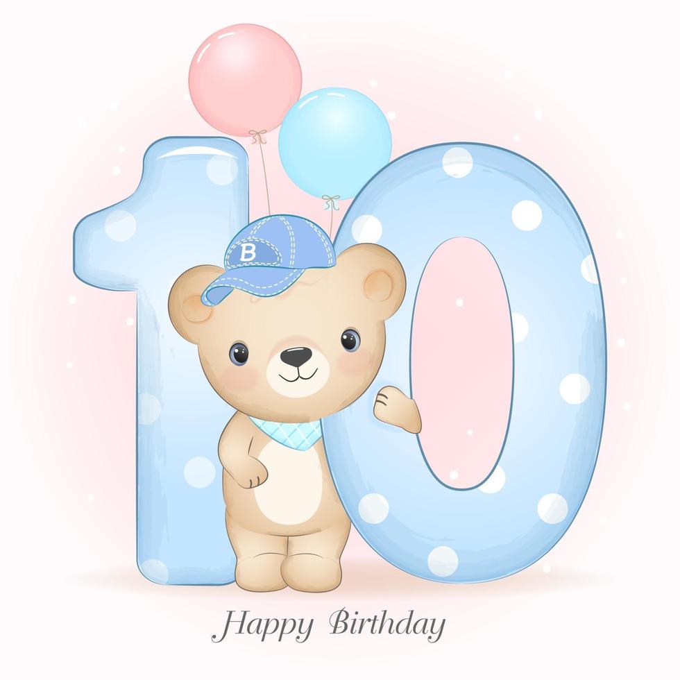 Page 9  Vecteurs et illustrations de Anniversaire fille 10 ans en