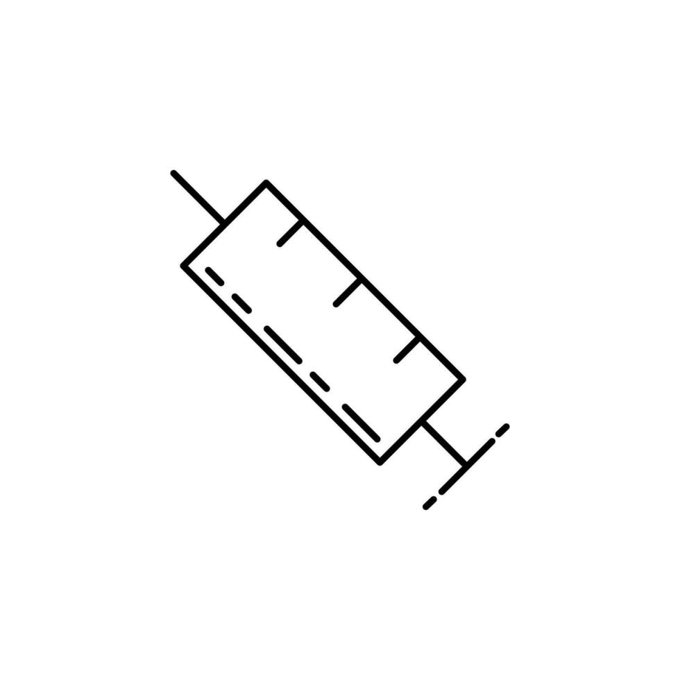 icône de vecteur de seringue