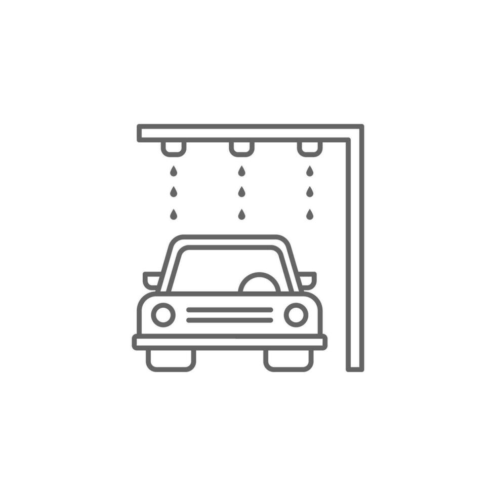 icône de vecteur de lavage de voiture