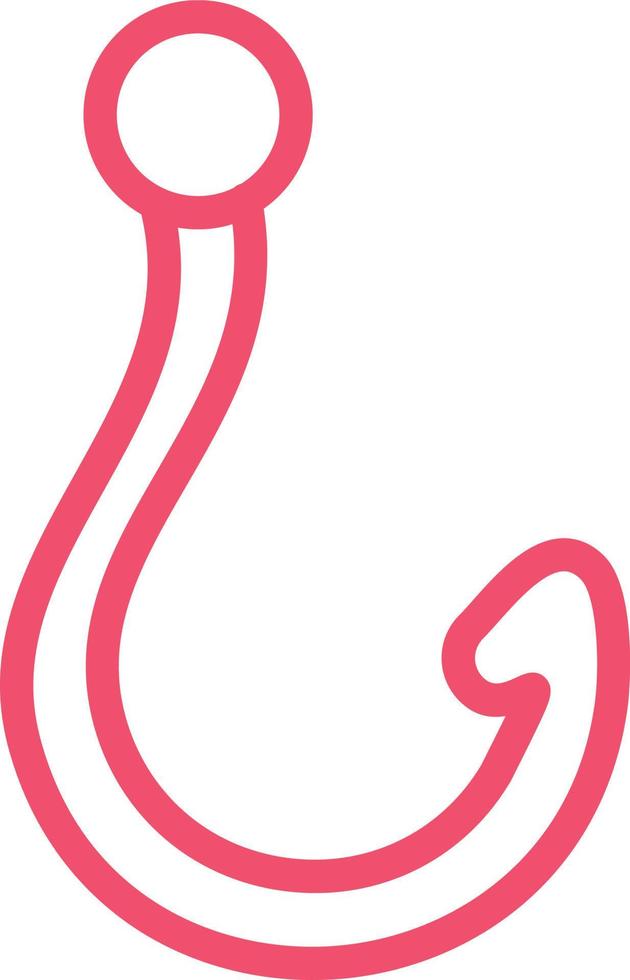 conception d'icône de vecteur de crochet